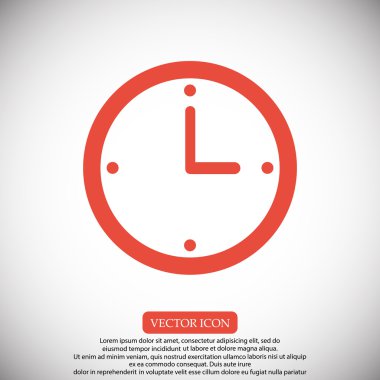 Saat vektör simgesi