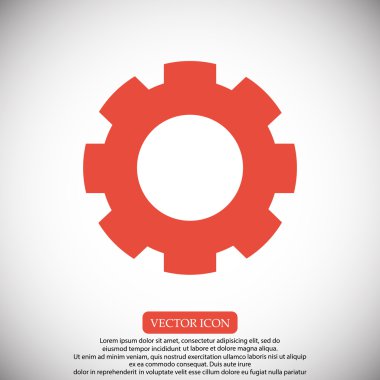 dişli vektör simgesi