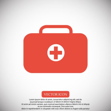 medical bag icon clipart