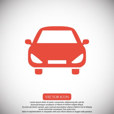 Araba vektör simgesi