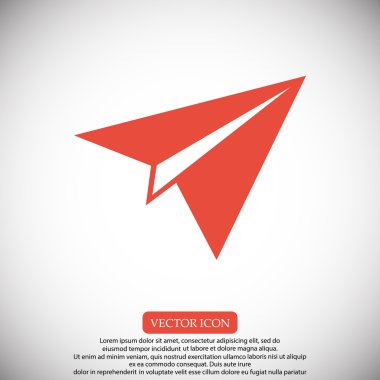 kağıt düzlem simgesi