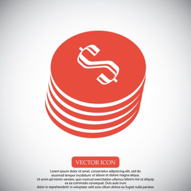 dolar vektör simgesi