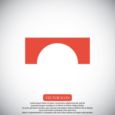 Köprü vektör simgesi