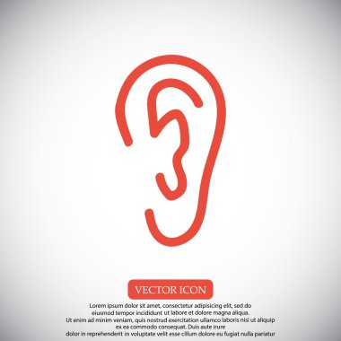 İnsan kulağının simgesi