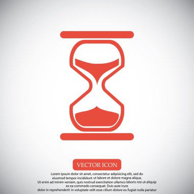 Kum Saati vektör simgesi