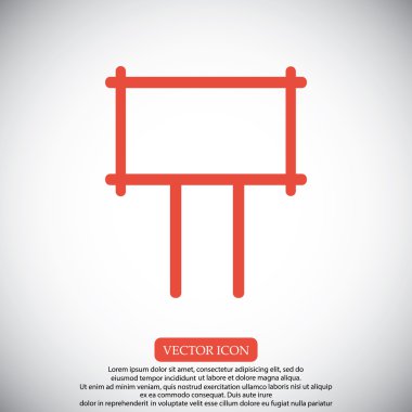 İş yazı tahtası simgesi