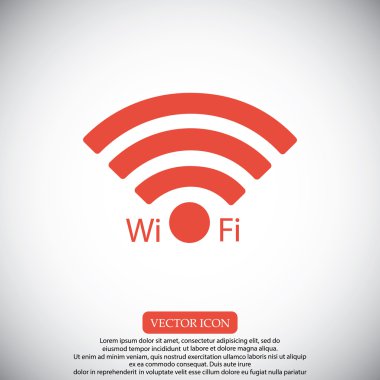 Wi-fi işareti simgesi