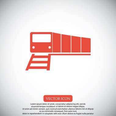 Demiryolu tren simgesi