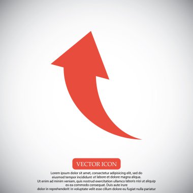 ok yukarı simgesi yükselen