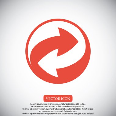 geri dönüşüm işareti simgesi