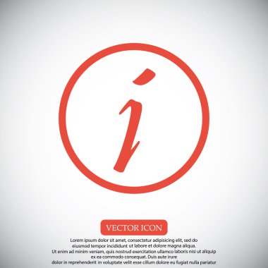 bilgi işareti simgesi