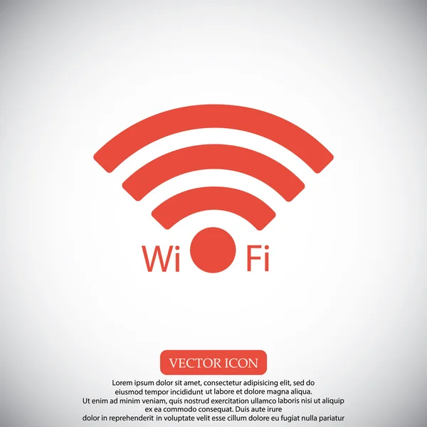 Icono de signo Wi-Fi — Archivo Imágenes Vectoriales