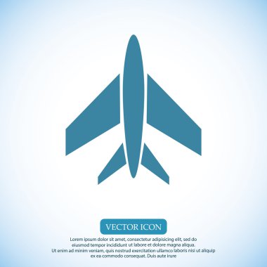 Tasarım uçak simgesi