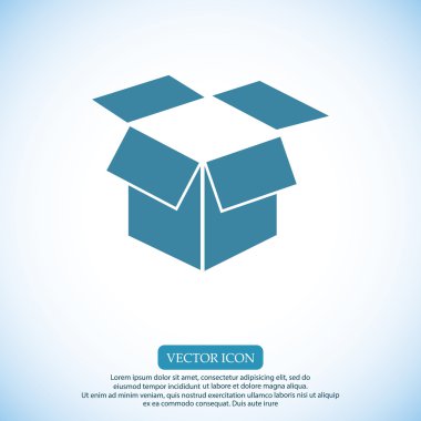 açılan kutu simgesi