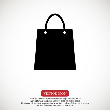 alışveriş çantası simgesi