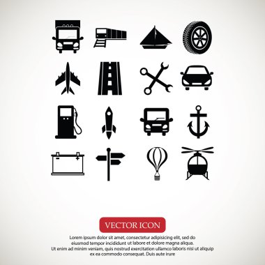 taşıma simgeleri ayarlandı