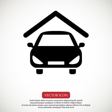 Araba çatı simgesiyle