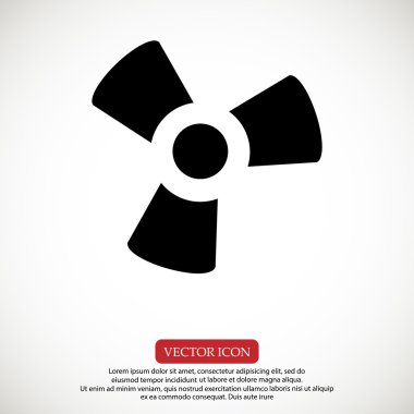 siyah fan ve pervane simgesi