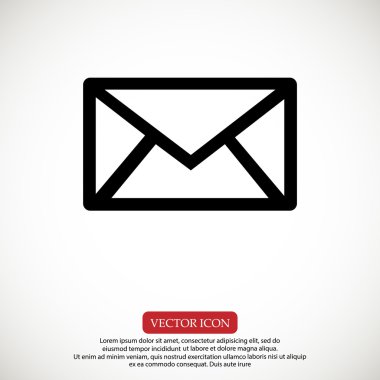 İleti simgesi içeren zarf