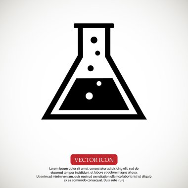 laboratuvar cam simgesi