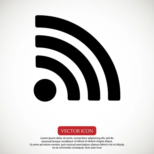 Εικονίδιο podcast WiFi — Διανυσματικό Αρχείο