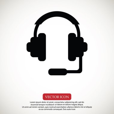 kulaklık mikrofon simgesi olan