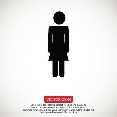 Kadınlar siluet simge