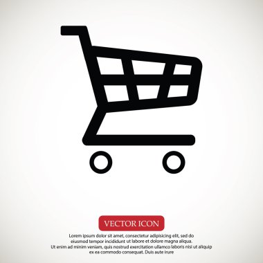 alışveriş grafik simgesi