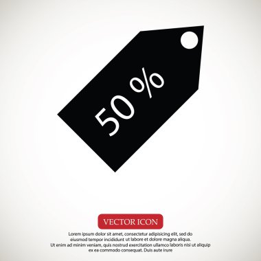 Satılık etiketi simgesi