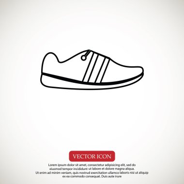 Spor ayakkabı simgesi