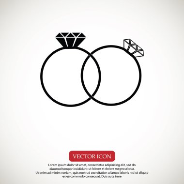 elmas yüzük simgesi