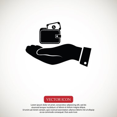 M-cüzdan'el simgesi