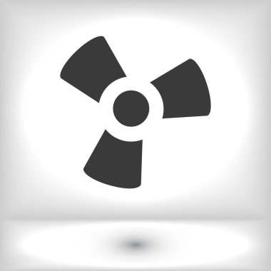 siyah fan ve pervane simgesi