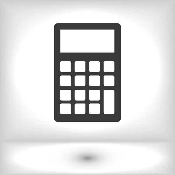 Ikoon van de Calculator vector — Stockvector