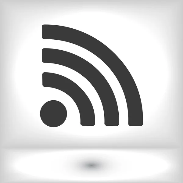 Ícone de podcast wifi — Vetor de Stock