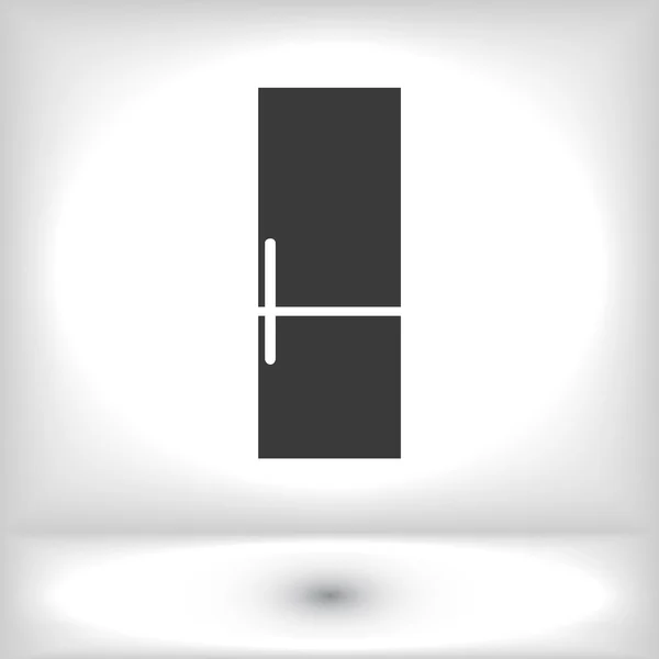Klasik buzdolabı simgesi — Stok Vektör