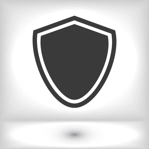 Escudo icono de seguridad — Vector de stock