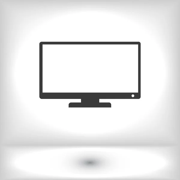 Elektrische monitor televisie — Stockvector