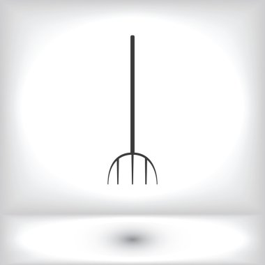 Bahçe çatal simgesi