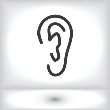 İnsan kulağının simgesi