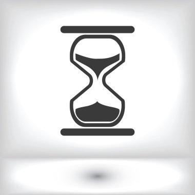 Kum Saati vektör simgesi