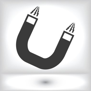 mıknatıs vektör simgesi