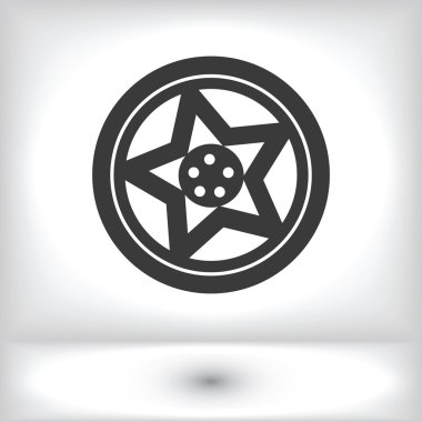 tekerlek disk simgesi