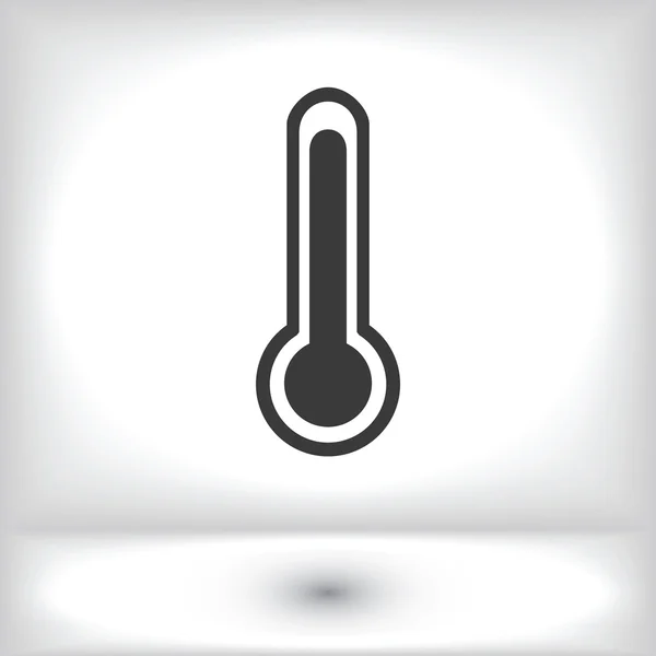 Design-Thermometer-Symbol — Stockvektor