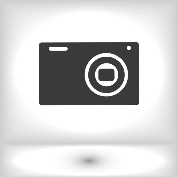 Φωτογραφία εικονίδιο κάμερας — Διανυσματικό Αρχείο
