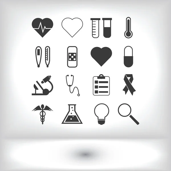 Sada lékařských ikon — Stockový vektor