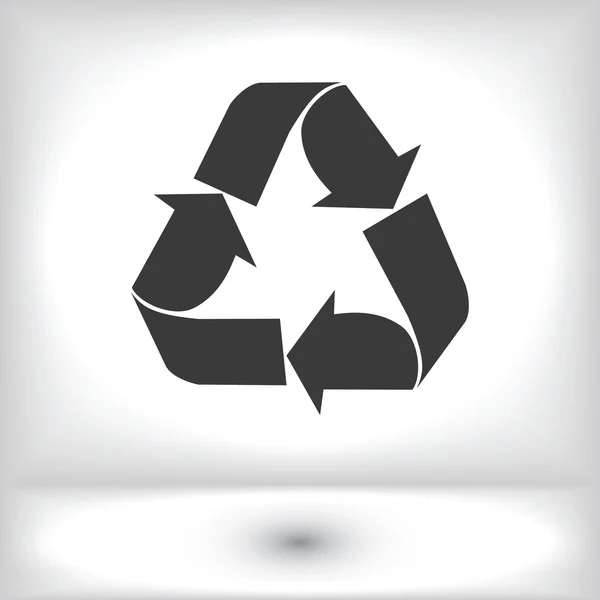 Reciclar icono de signo — Vector de stock