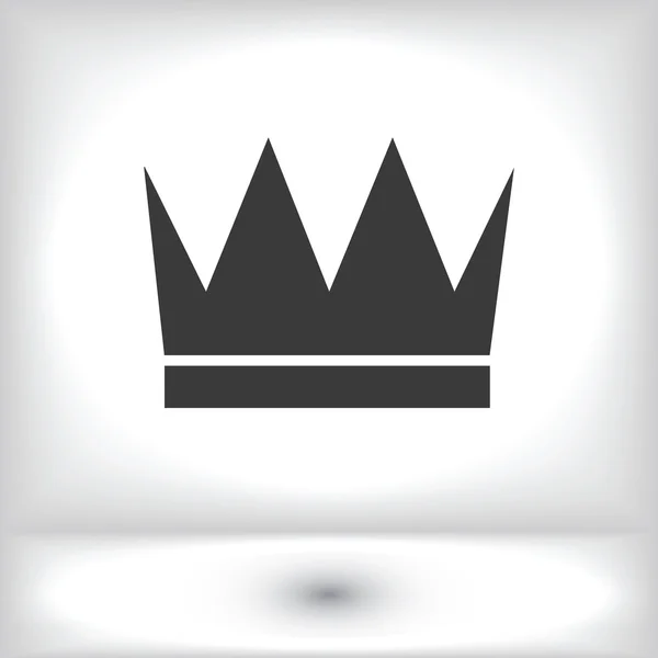 Király korona ikonra — Stock Vector