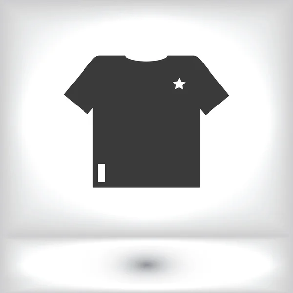 T-shirt vector icon — Stock Vector