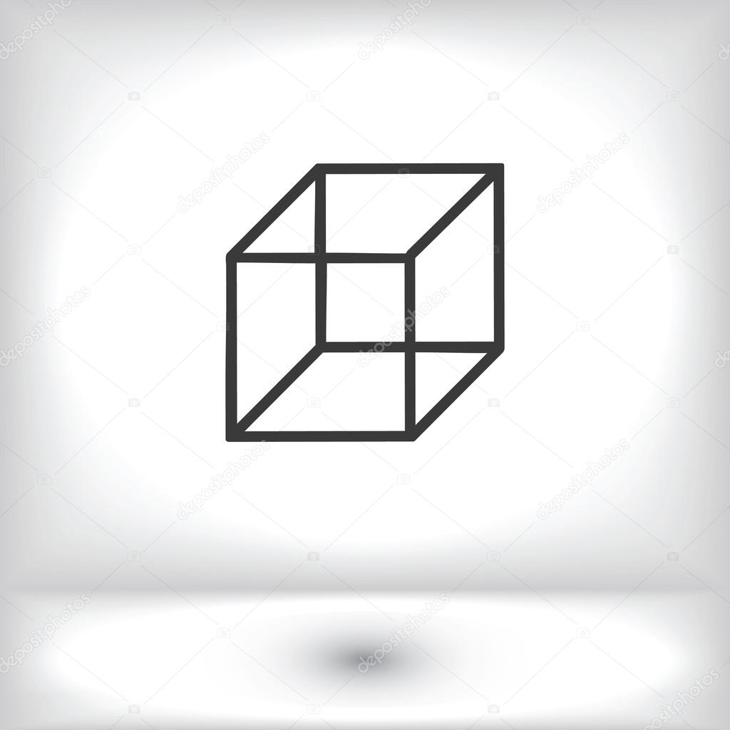 geometric cube icon